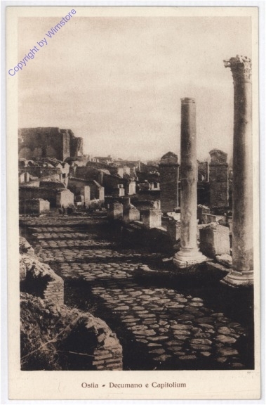 Ostia, Decumano e Capitolium