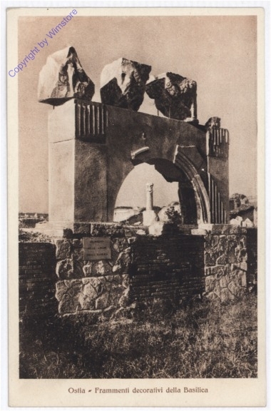 Ostia, Frammenti decorativi della Basilica