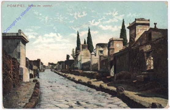 Pompei, Strada dei sepoteri