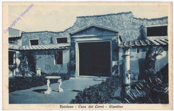 Ercolano, Casa dei Cervi - Giardino