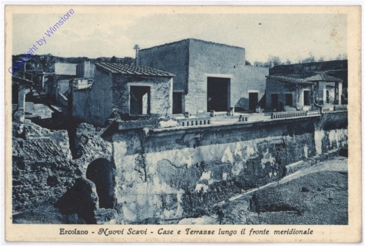 Ercolano, Nuovi Scavi, Case e Terrazze lungo il fronte meridionale