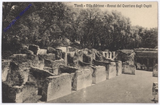Tivoli, Villa Adriana, Avanzi dei Quartiere degli Ospiti