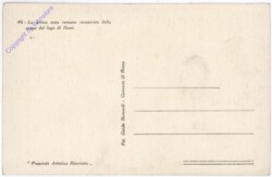 Nemi, La prima nave romana recuperala dalle acque del lago di Nemi