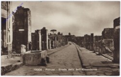 Pompei, Strada detta dell'Abbondanza