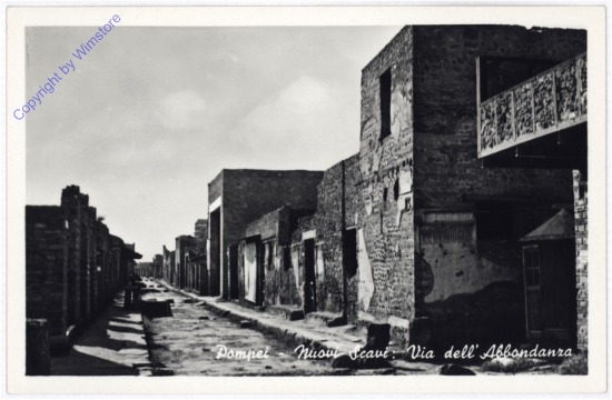 ak183091 Pompei, Nuovi Scavi: Via dell'Abbondanza