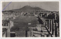 Pompei, mit Vesuv