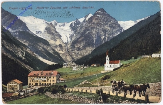 Trafoi, Hotel u. Pension zur schönen Aussicht