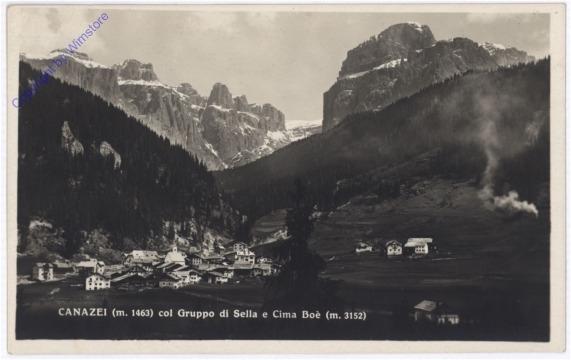 ak183222 Canazei, col Gruppo di Sella e Cima Boe