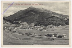 ak183251 Innichen, mit Bahnhof und dem Helm