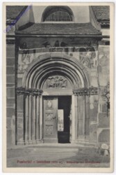 Innichen, Südportal der Stiftskirche