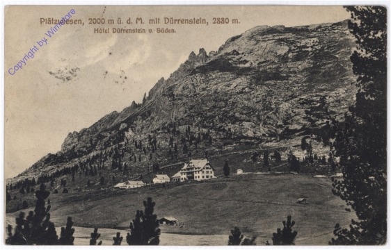 ak183255 Plätzwiesen, Hotel Dürrenstein vom Süden