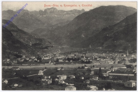 ak183266 Bolzano (Bozen), Gries mit Rosengarten