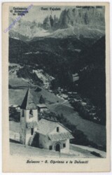 ak183273 Bolzano (Bozen), S. Cipriano e le Dolomiti