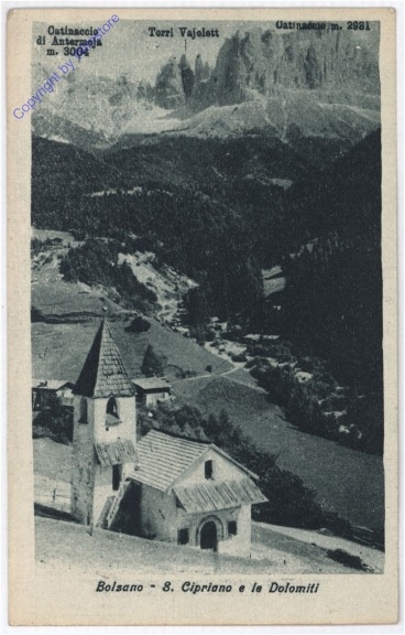 ak183273 Bolzano (Bozen), S. Cipriano e le Dolomiti