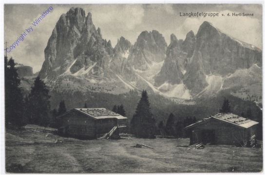 ak183297 Dolomiti (Dolomiten), Langkofelgruppe v.d. Hartl-Senne