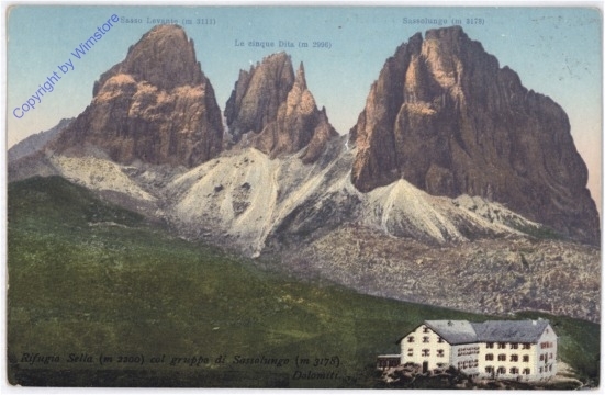 ak183317 Dolomiti (Dolomiten), Rifugio Sella