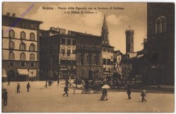 Firenze (Florenz), Piazza della Signoria con la Fontana di Nettuno