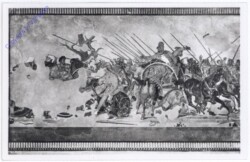 Napoli, Museo Nazionale - Schlacht zwischen Darius und Alexander