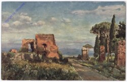 ak183415 Roma (Rom), Abend auf der Via Appia