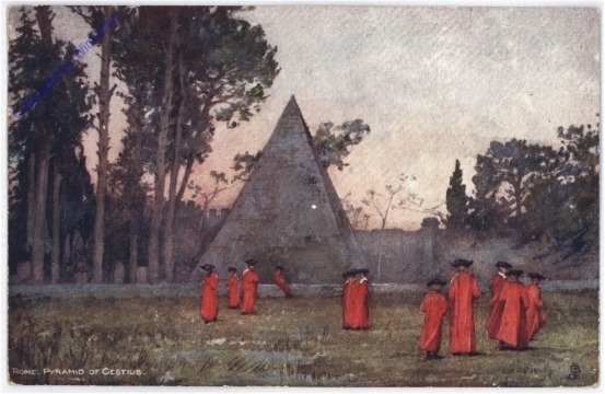 ak183437 Roma (Rom), Pyramid of Cestius