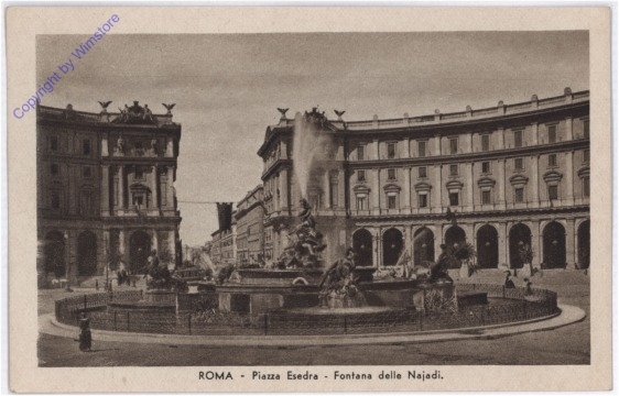 Roma (Rom), Piazza Esedra, Fontana delle Najadi
