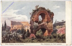 Roma (Rom), Colosseum vom Palatin gesehen