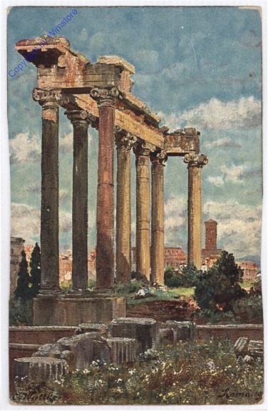 Roma (Rom), Ruinen des Saturntempels