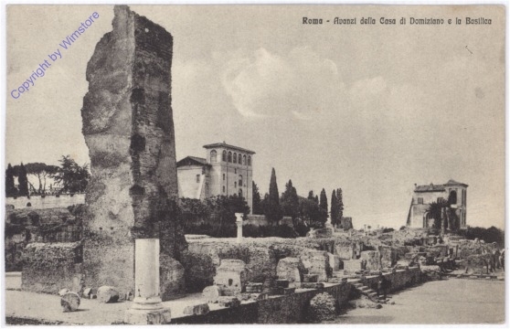 ak183627 Roma (Rom), Avanzi della Casa di Domiziano e la Basilica