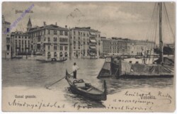 Venezia (Venedig), Canal grande, Hotel Italia