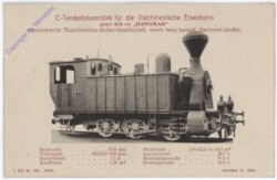 C-Tenderlokomotive für die Ostchinesische Eisenbahn