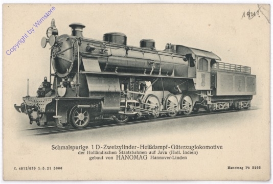ak183738 Schmalspurige 1 D-Zweizylinder-Heißdampf-Güterzuglokomotive