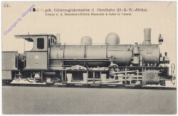 1-D-1 4/6 gek. Güterzuglokomotive d. Otavibahn (D.-S.-W.-Afrika)
