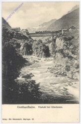 ak183783 Gotthardbahn - Viadukt bei Göschenen