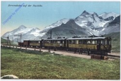 Berninabahn, auf der Passhöhe