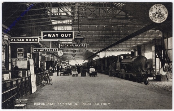 Birmingham Express at Rugy Platform