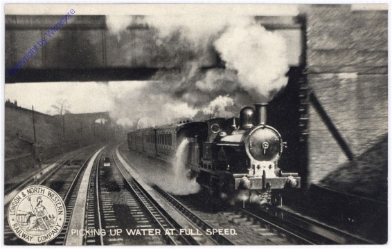 Picking up water at full speed