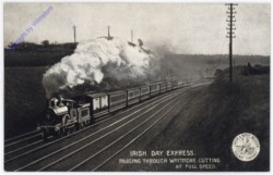 Irish Day Express, passing through Withmore Cutting at full speed