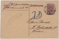 ak183989 Kartenbrief aus 1920