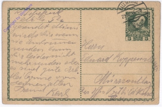 ak183994 Kartenbrief aus 1916