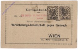 Kartenbrief aus 1921