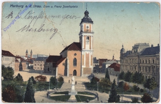 Marburg, Dom und Franz Josefs Platz
