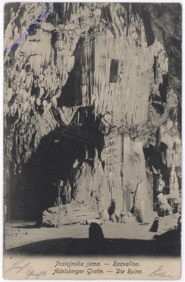 Adelsberger Grotte, Die Ruine