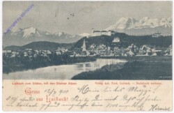 ak184070 Laibach, Gruss aus
