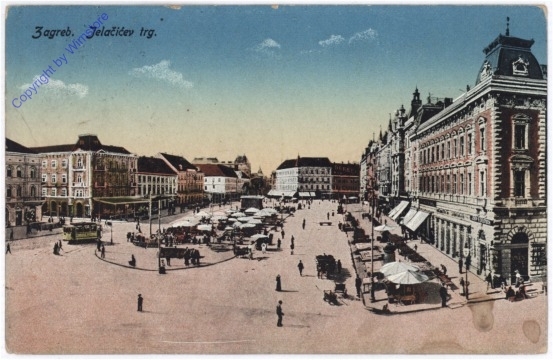 Zagreb, Jelacicev trg.