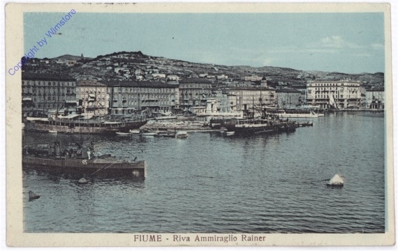Fiume, Riva Ammiraglio Rainer