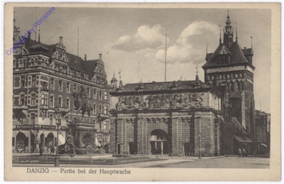 Danzig, Partie bei der Hauptwache