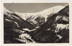 ak184255 Krkonose, Obri dul se Snezkou