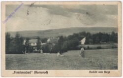 Honterusbad (Homorod), Ansicht vom Berge