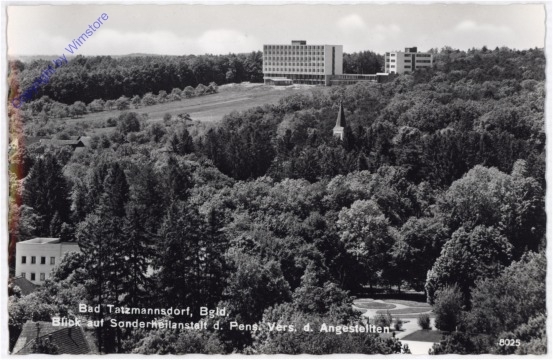 Bad Tatzmannsdorf, Blick auf Sonderheilanstalt
