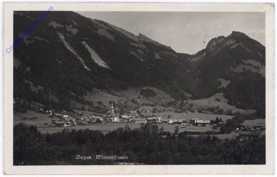 ak184516 Bezau, Ortsansicht